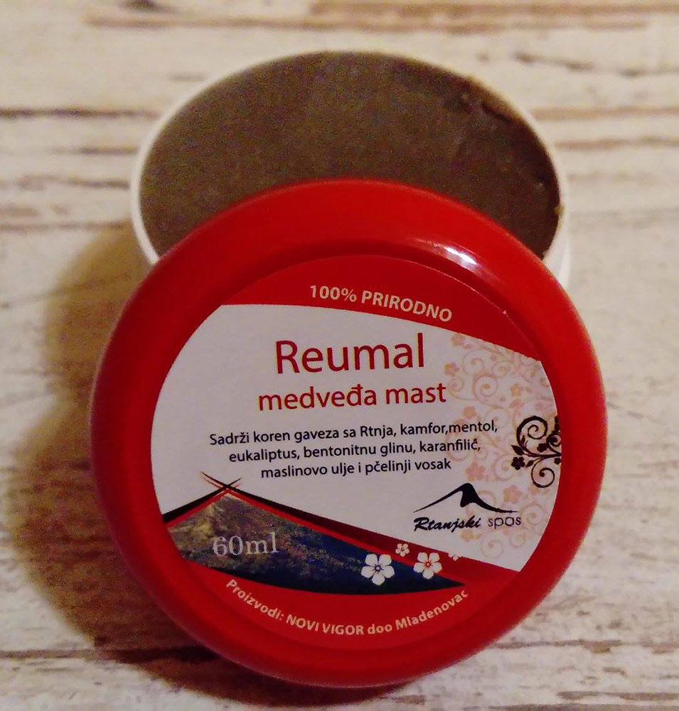 Reumal medveđa mast za reumatske bolove 60 ml - detalj