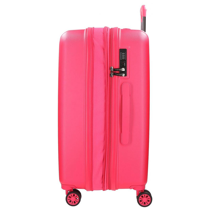 Movom Komplet tvrdih kofera 55cm i 65cm Wood Fuchsia 53195 - detalj