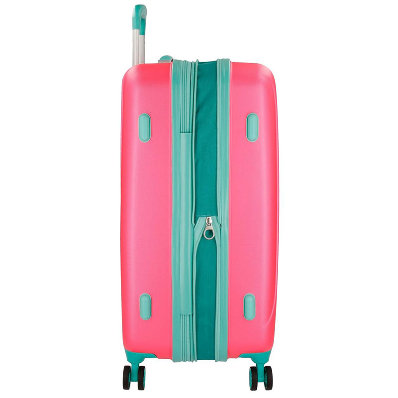 Komplet dva ABS kofera Movom Circus Fuchsia 54295 - detalj