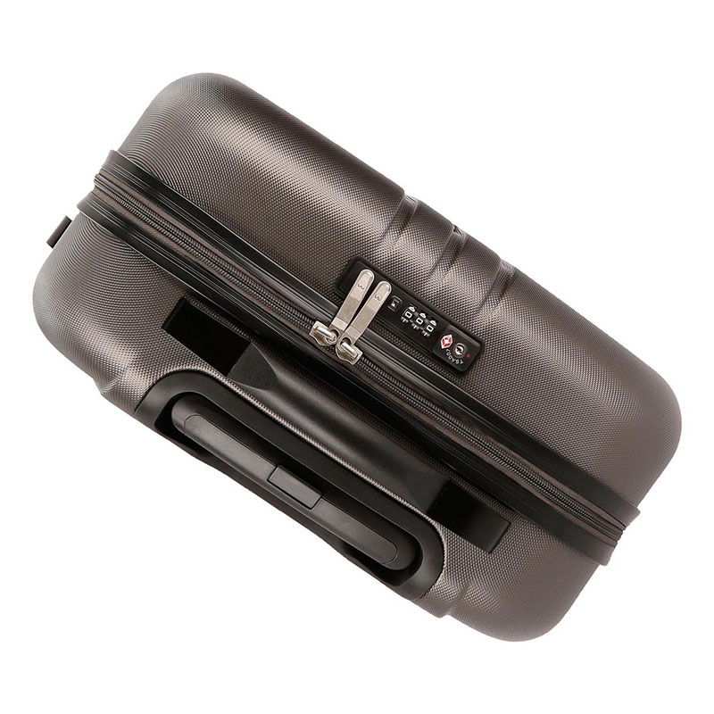 Komplet dva ABS kofera 55/70cm Movom Riga Anthracite 54395 - detalj