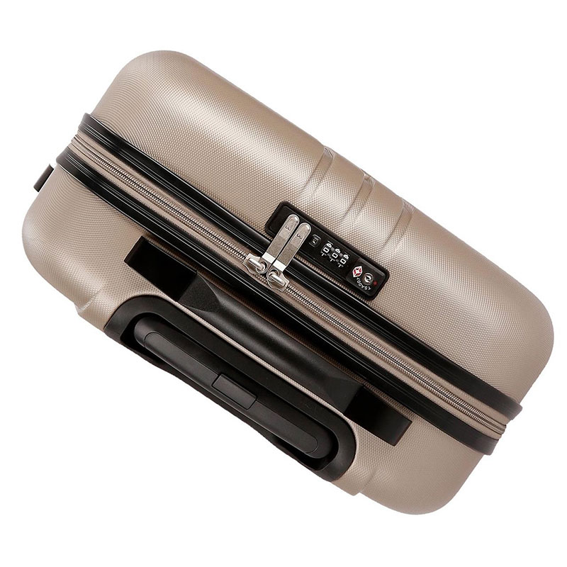 Komplet dva ABS kofera 55/70cm Movom Riga Champagne 54395 - detalj