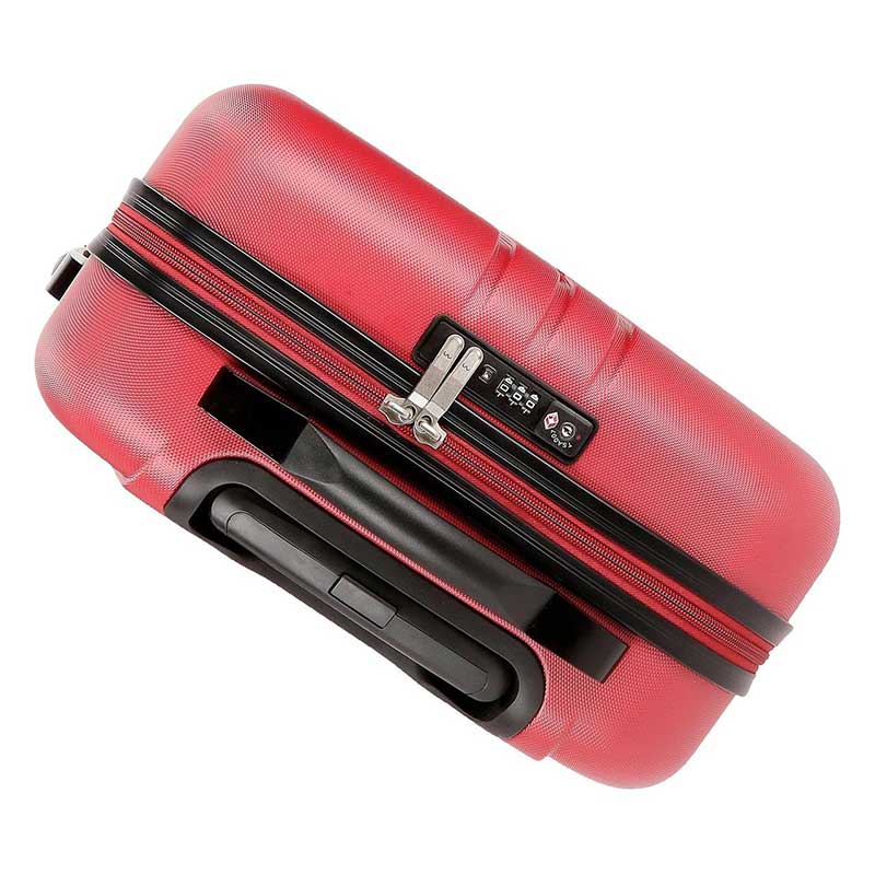 Komplet dva ABS kofera 55/70cm Movom Riga Red 54395 - detalj