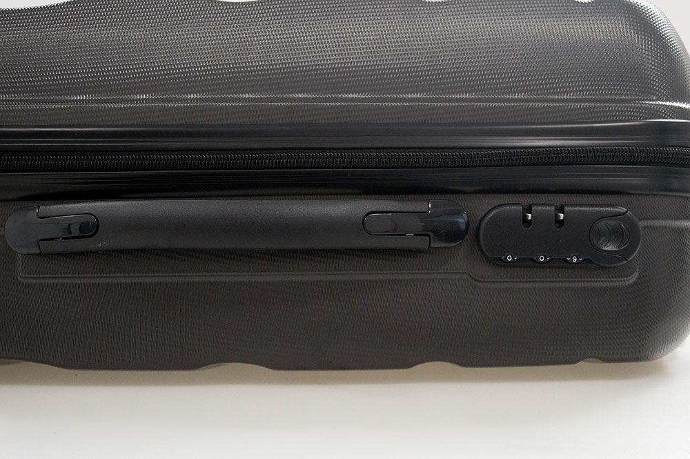 Komplet 3 ABS Tvrda Kofera Porto Red - detalj