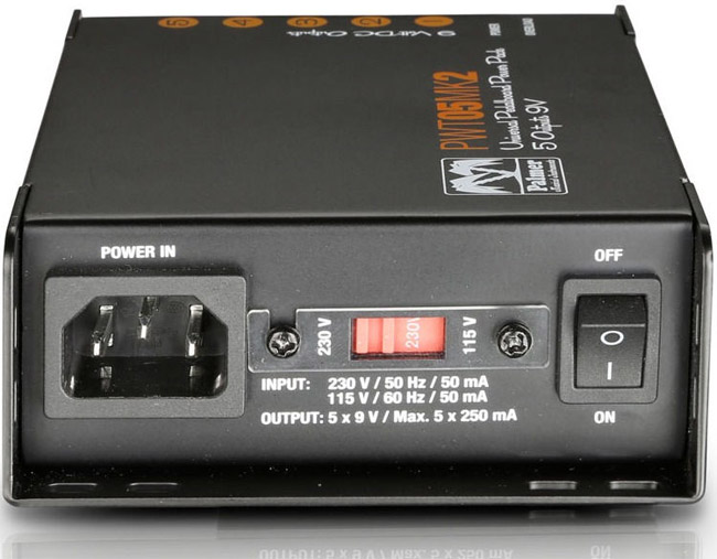 Palmer PWT 05 MKII napajanje za pedalboard - detalj