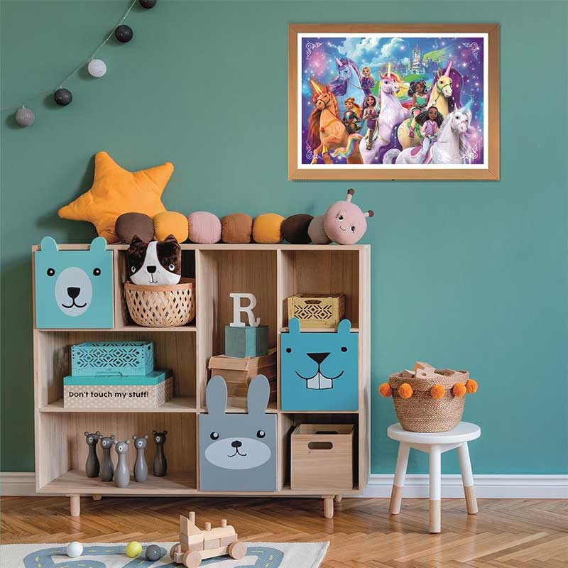 Puzzle slagalica 180 delova Unicorn Academy Clementoni 29802 - detalj