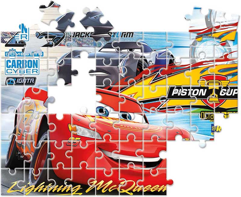 Puzzle slagalica 60 delova Disney Cars 3 Clementoni 26973 - detalj