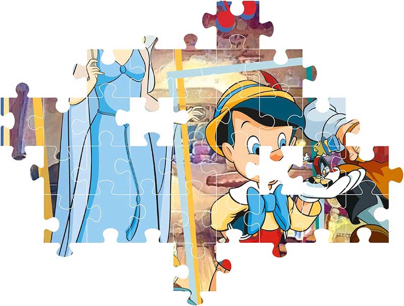 Puzzle slagalice za decu 104 dela Pinokio Clementoni 25756 - detalj