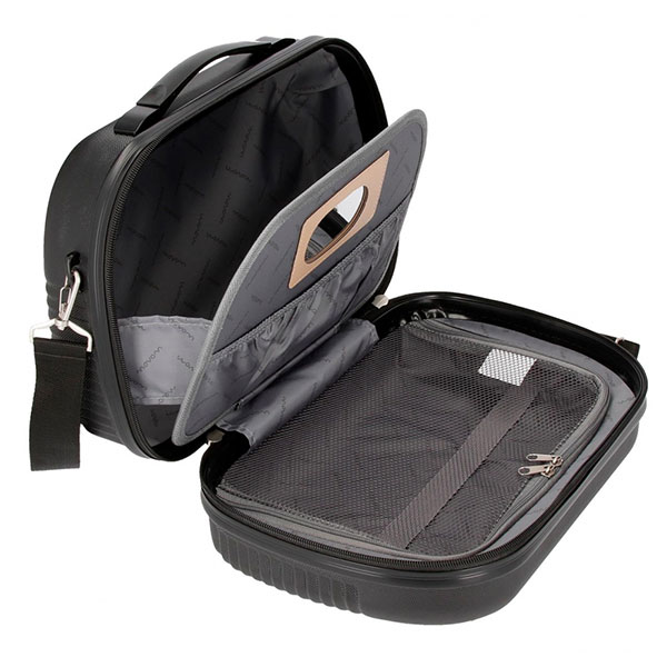 ABS Neseser - Beauty Case Roll Road Dakar Black 55939 - detalj