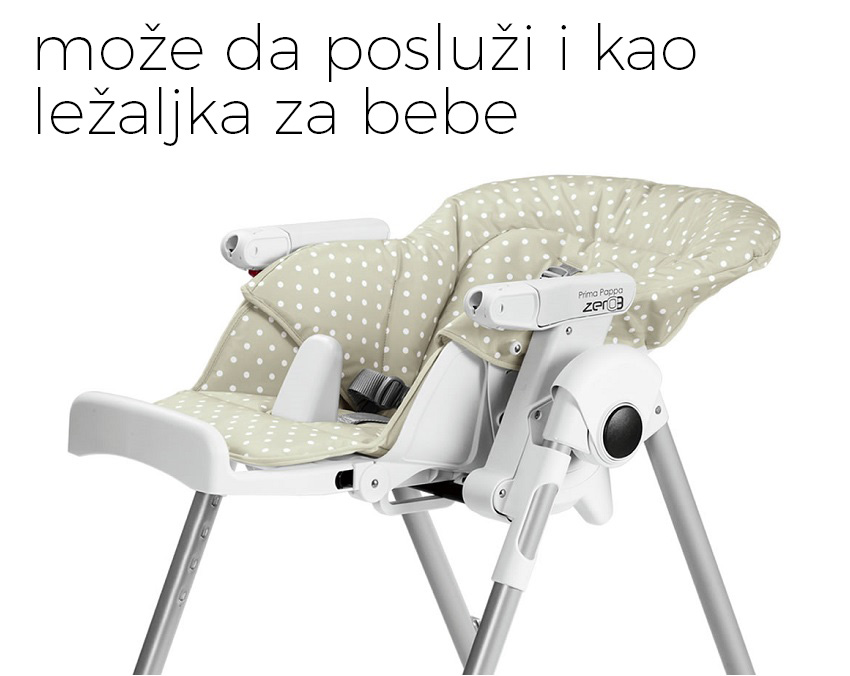 PEG-PEREGO Stolica za hranjenje PRIMA PAPPA ZERO 3 Fox and Friends - detalj