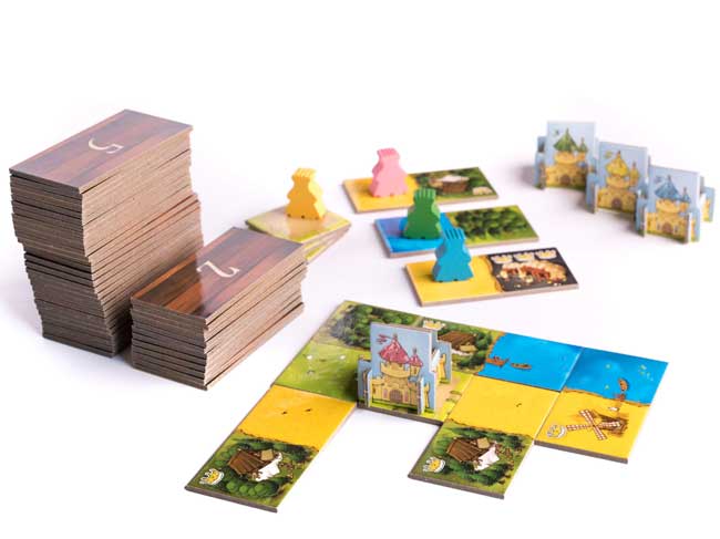 Društvena igra Kingdomino na srpskom jeziku - detalj