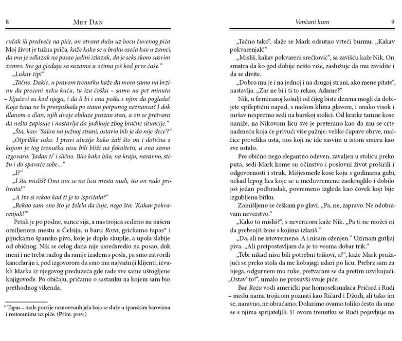 Venčani Kum, Met Dan - detalj