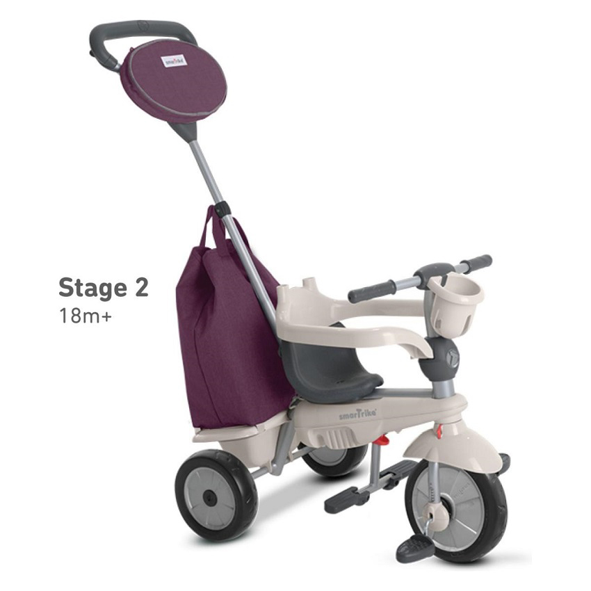 SMART TRIKE Tricikl 4u1 VOYAGE ljubičasti - detalj