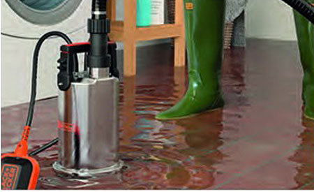 Potapajuća pumpa za čistu vodu BXUP750XCE - detalj