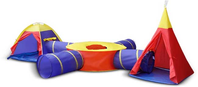 Dečiji šatori sa tunelima 7 delova 8905 - detalj