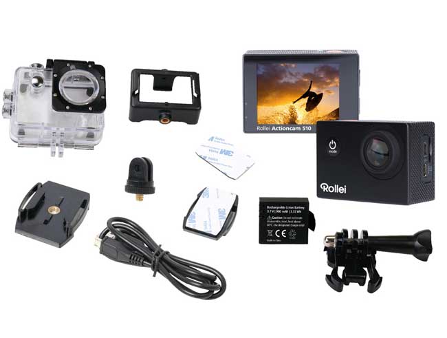 Rollei Akciona kamera sa vodootpornim kućištem Actioncam 510 RO40309 - detalj