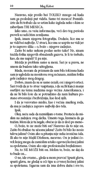 Brbljivica, Meg Kabot - detalj