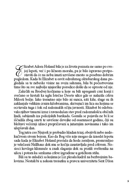 Raskoš, Ana Godbersen - detalj