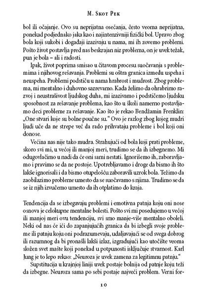 Put Kojim Se Ređe Ide, Skot Pek - detalj