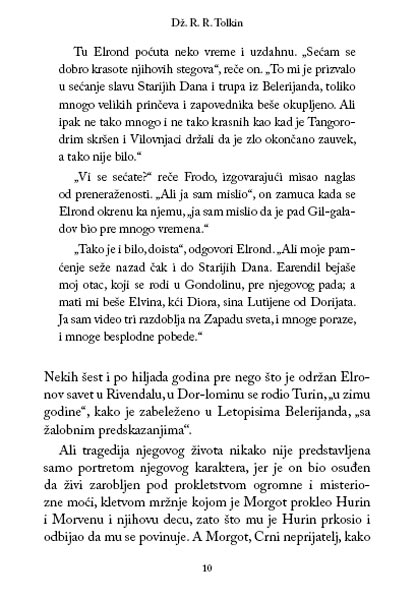 Deca Hurinova, Dž.R.R. Tolkin - detalj