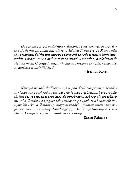 Znak Serafima, Džon Sak - detalj