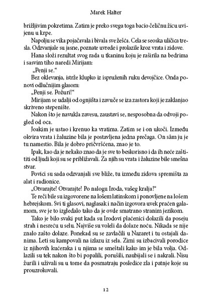 Marija Iz Nazareta, Marek Halter - detalj