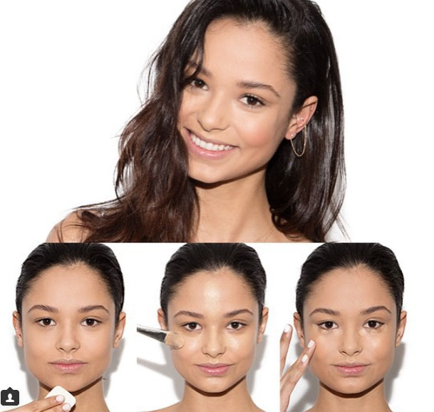 Revlon Colorstay puder 220 Natural beige - detalj