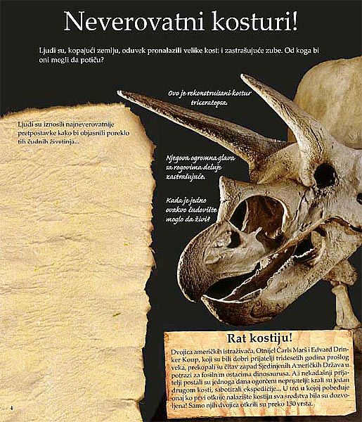 LaRousse - Dinosaurusi, Benoa Delalandr - detalj