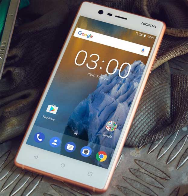 Mobilni telefon Nokia 3 DS Copper White Dual Sim - detalj