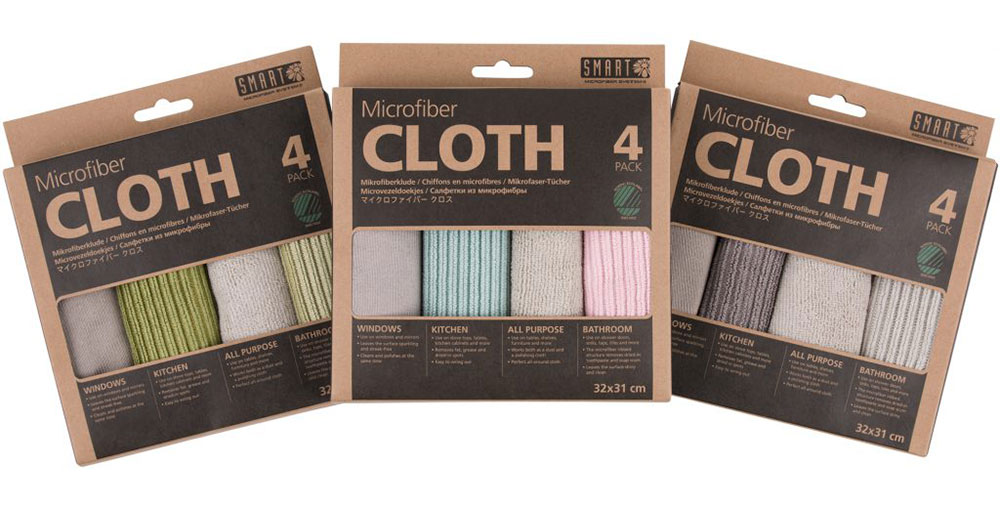 Smart mikrofiber set od 4 krpe - detalj