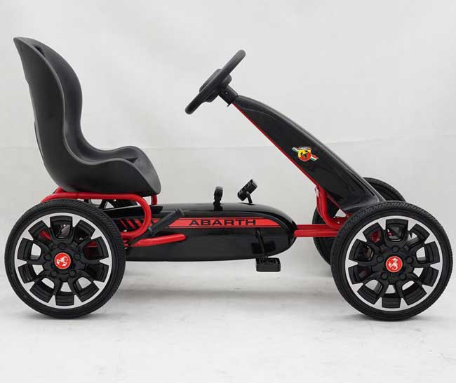 Dečiji Karting na pedale 1 Crni - detalj