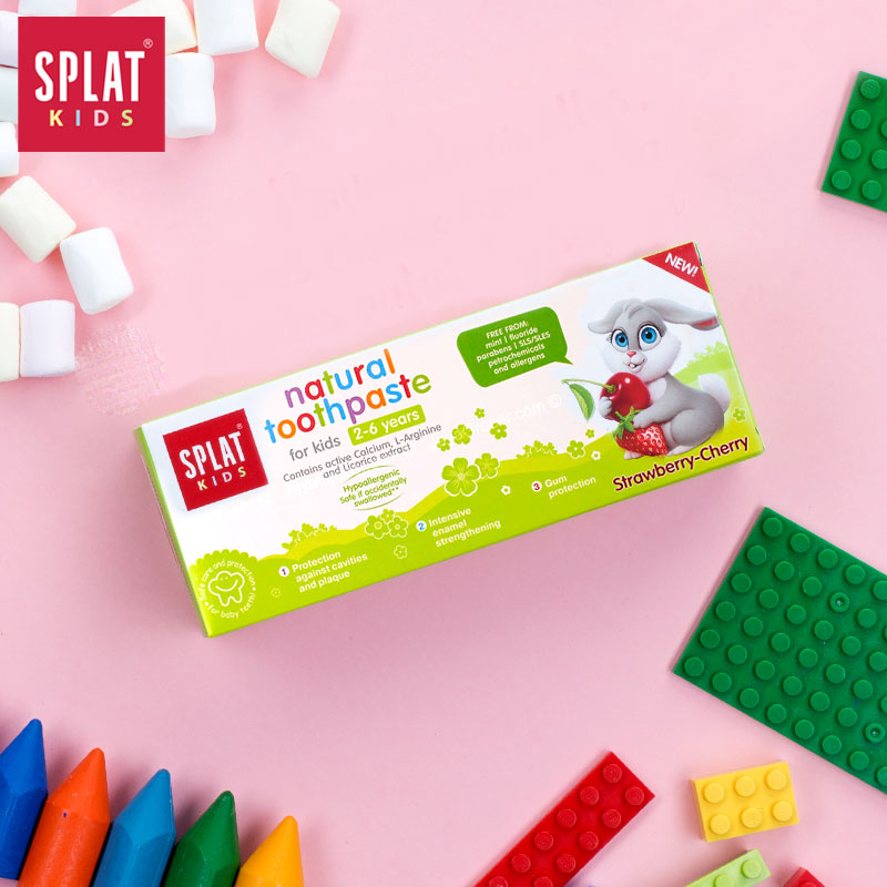 Splat zubna pasta za decu - Kids divlja jagoda-višnja, 50 ml - detalj