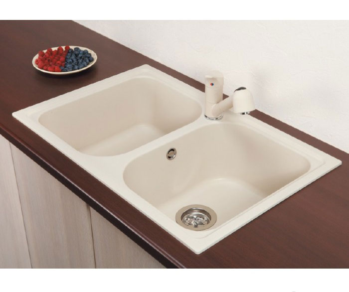 Granitna sudopera Lithos N-200S bela - detalj