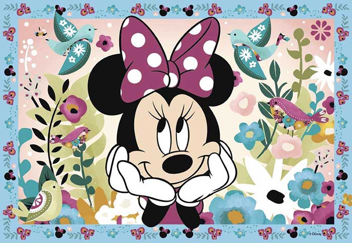 2u1 Slagalice Ravensburger - Flowers for Minnie 07619 - detalj