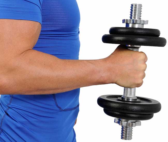 Set tegova sa šipkom 10 kg RX BUC10L-1 - detalj