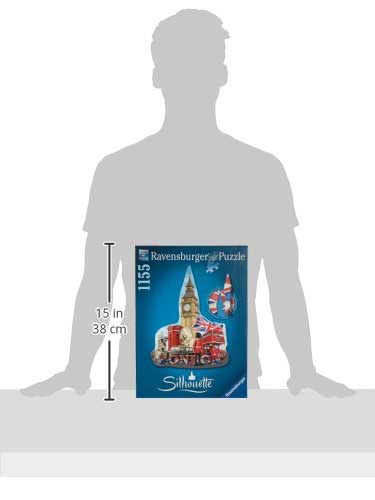 Slagalica 1155 delova - London - Ravensburger Silhouette 16155 - detalj