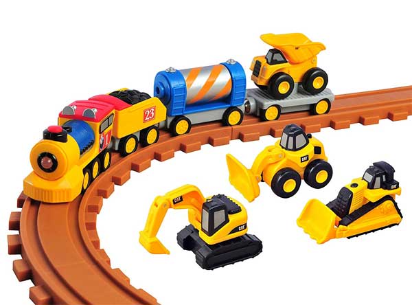 ToyState Voz na baterije Caterpillar Express 0126621 - detalj