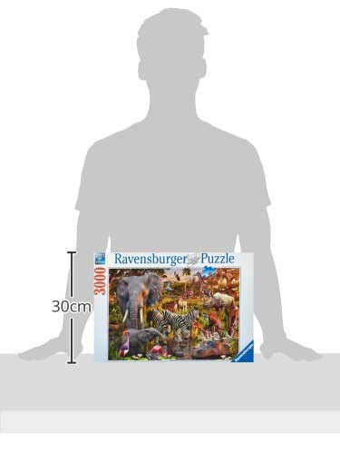 Ravensburger Puzzle 3000 delova - Afričke životinje 17037 - detalj