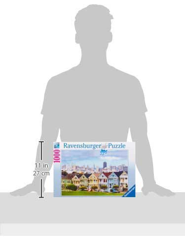 Ravensburger Puzzle 1000 delova - Painted Ladies San Fancisco 19365 - detalj
