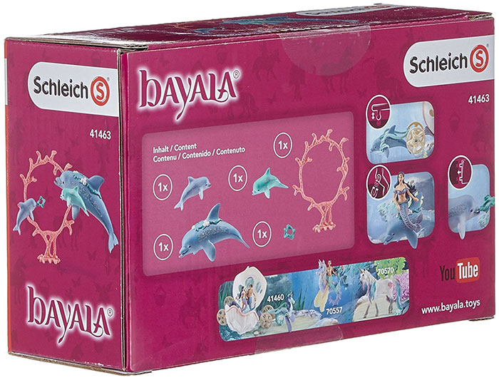 Schleich Figurice Bayala - Mama delfin sa mladima 41463 - detalj