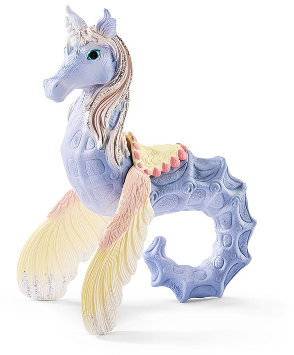 Schleich Figurice Bayala - Sirena Isabelle na leđima morskog konjica 70557 - detalj