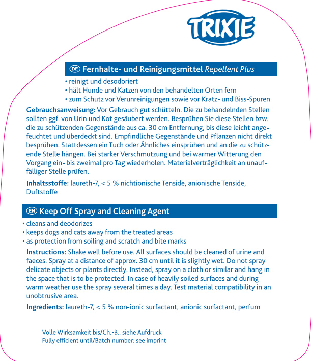 Trixie Keep Off Plus Sredstvo u spreju za odbijanje pasa i mačaka da ne prilaze tretiranom prostoru 500ml 25634 - detalj