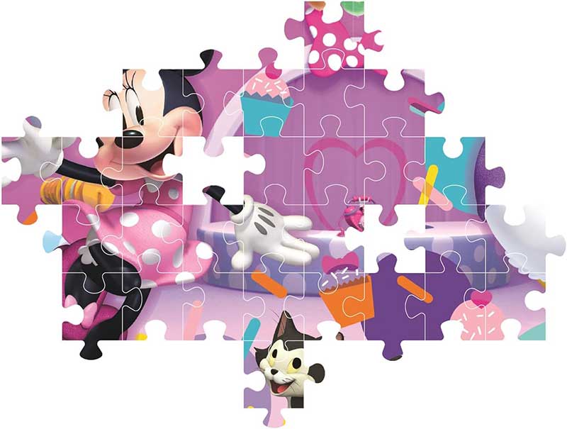 Puzzle slagalice za decu 104 dela Disney Minnie And Friends Clementoni 25054 - detalj