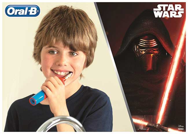 Oral-B Punjiva dečija električna četkica za zube Frozen 500297 - detalj