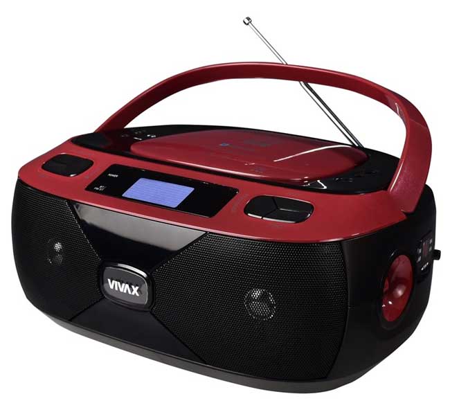 Vivax Prenosni Radio CD Mp3 uređaj APM-1040 Red - detalj