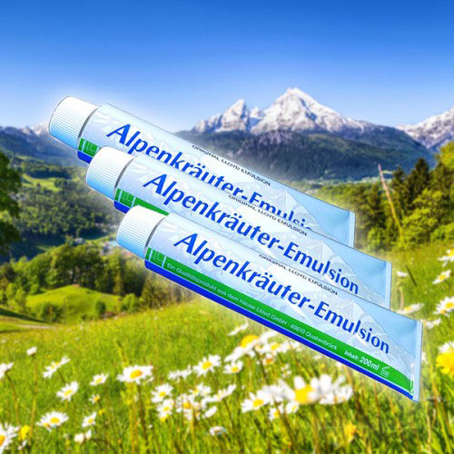 Krema od alpskih trava - Alpenkrauter 200ml - detalj