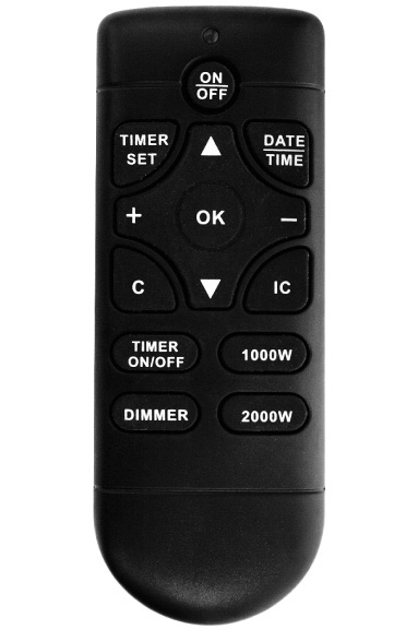 Električni zidni kamin 2000W FKK2100 - detalj