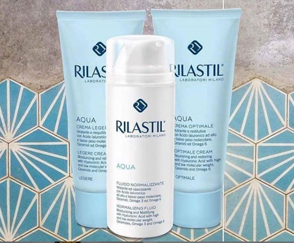 Rilastil Aqua fluid za normalizaciju kože 50ml - detalj