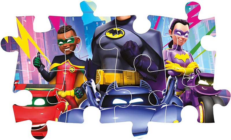 Puzzle slagalice za decu 104 maxi dela Batwheels Clementoni 25761 - detalj