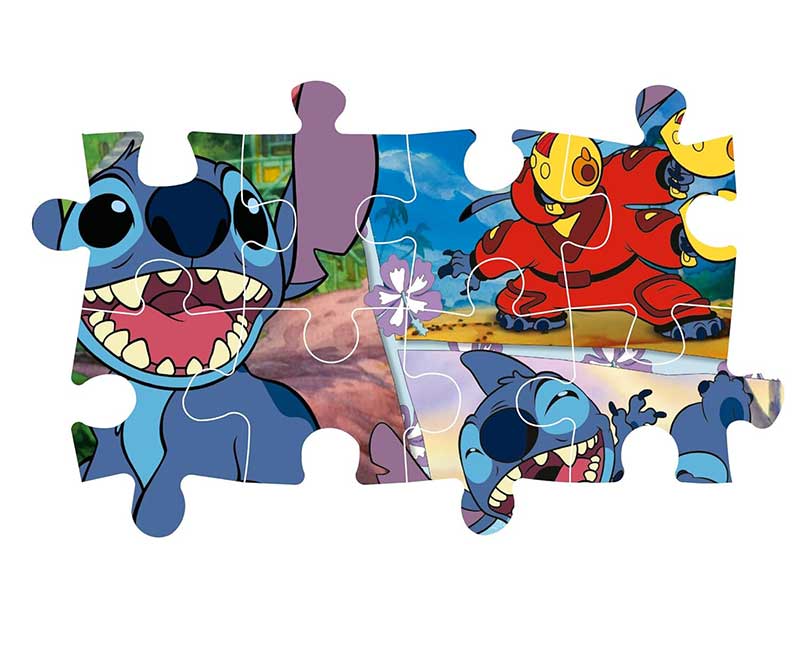 Puzzle slagalice za decu 104 maxi dela Disney Stitch Clementoni 23776 - detalj