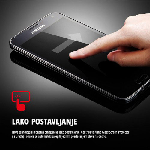 Galaxy S5 Nano Glass Screen Protector - zaštitnik ekrana - detalj